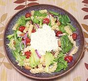 Dish of BLT Pasta Salad