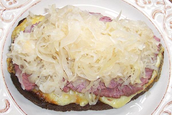 Finished Reuben Sandwich