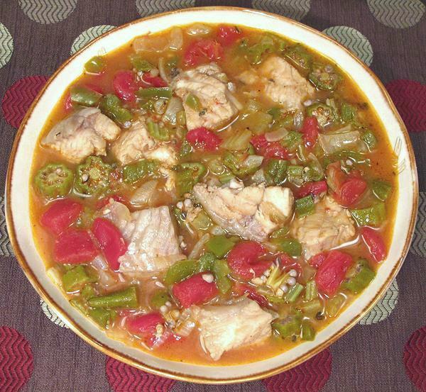 Bowl of Catfish Gumbo