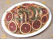 Finished Pork Roast with Blood Orange