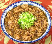 Dish of Sweetbreads in Mushroom Sauce