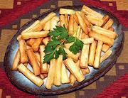 Dish of Yuca Sticks