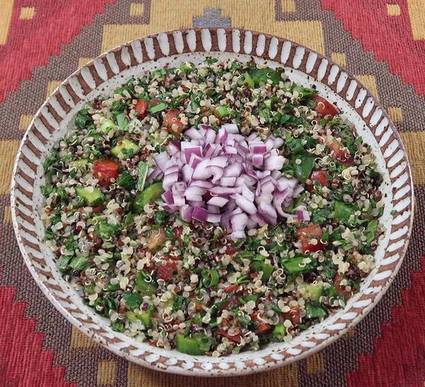 Dish of Quinoa Salad