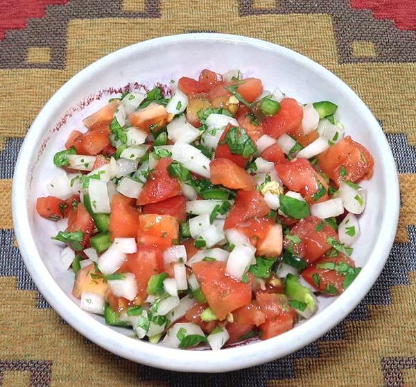 Small Bowl of Bolivian Salsa Cruda