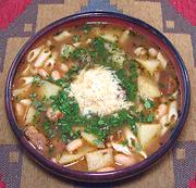 Bowl of Pork & Beans Soup