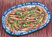 Platter of Fried Tiny Fish