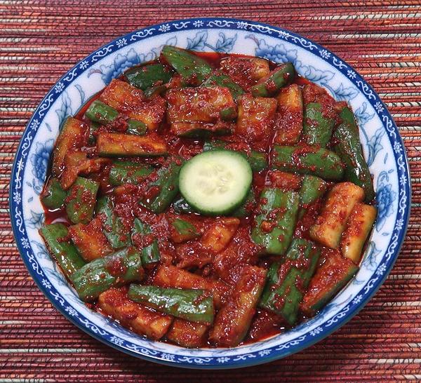 Dish of Cucumber Salad, Yunnan