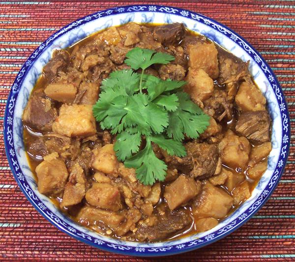 Dish of Beef Chili Hunan