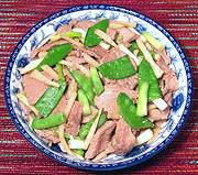 Dish of Pork with Scallions