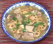 Bowl of Spare Ribs & Lotus Soup