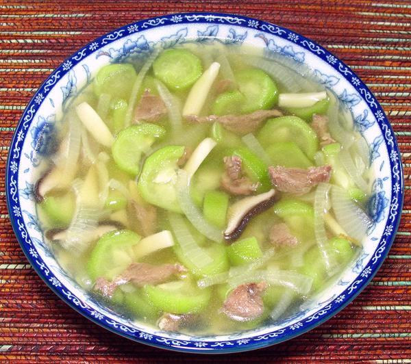 Bowl of Pork & Luffa Soup