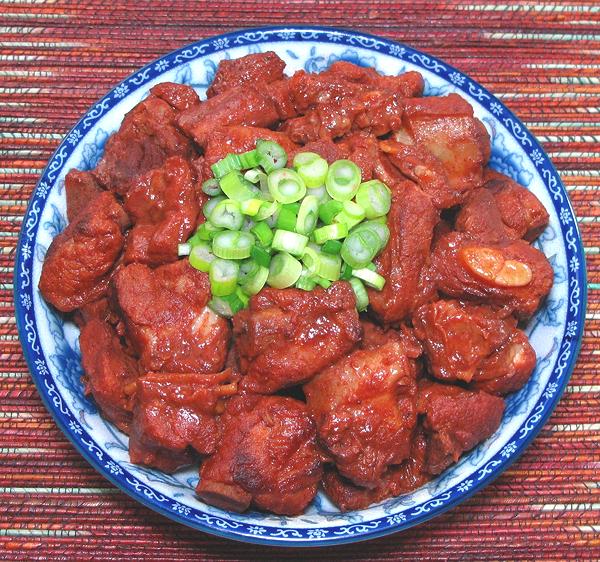 Dish of Spare Ribs with Fermented Tofu