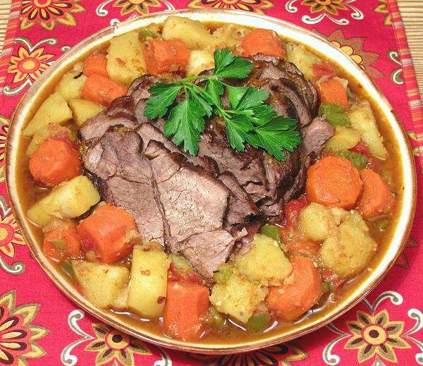 Bowl of Beef Onion Pot Roast