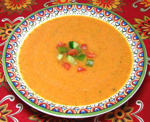 Bowl of Gazpacho Andaluz 