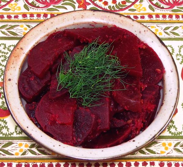 Dish of Beet Salad