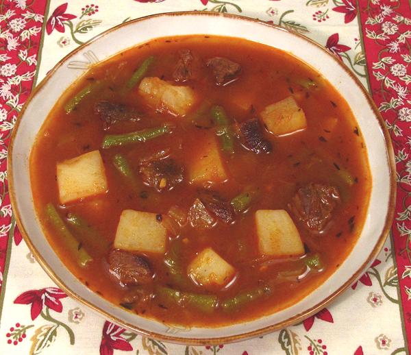 Bowl of Goulash Soup