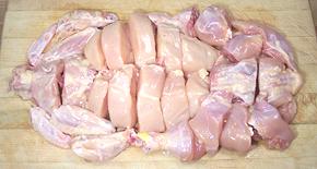 Chicken Cut into Serving Pieces