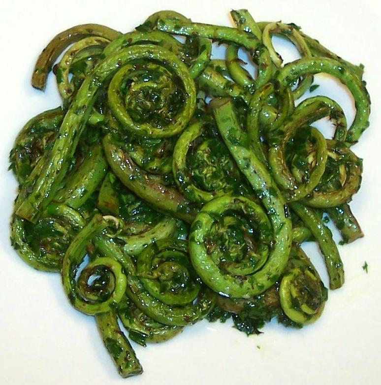 Fern Fiddleheads with Herbs