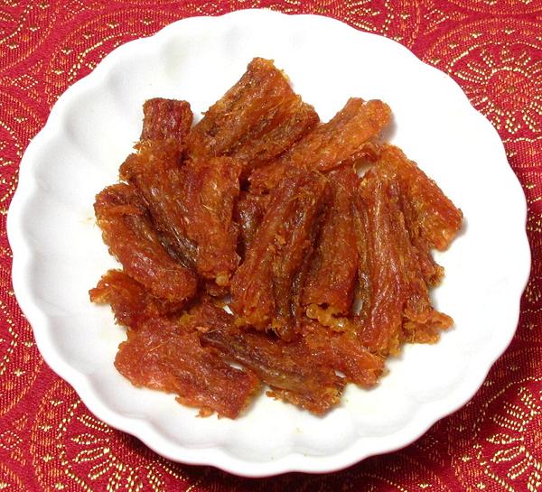 Dish of Fried Bombay Duck