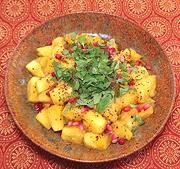 Dish of Pineapple Chaat