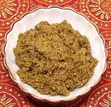 Small Dish of Ginger-Cumin-Coriander Paste