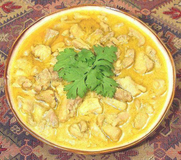 Dish of Chicken in Coconut Cream