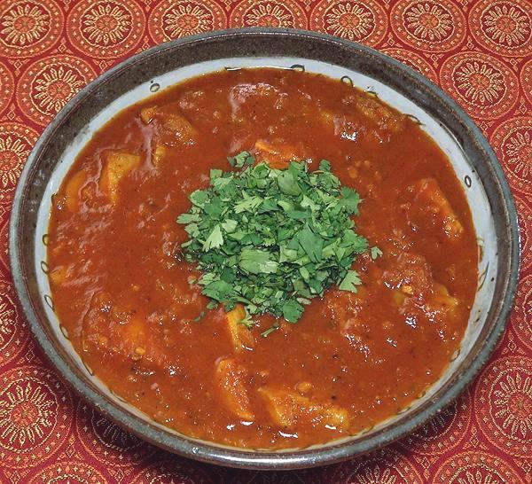 Dish of Fish in Chettinad Sauce