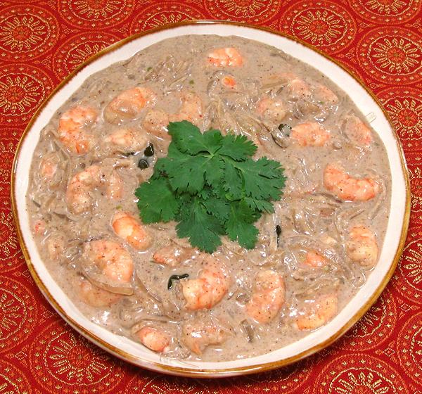 Dish of Shrimp Masala