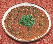 Dish of Urad Beans with Tomato