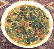 Dish of Spinach & Tomato