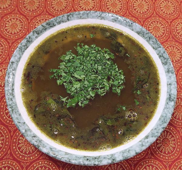 Bowl of Mint Rasam