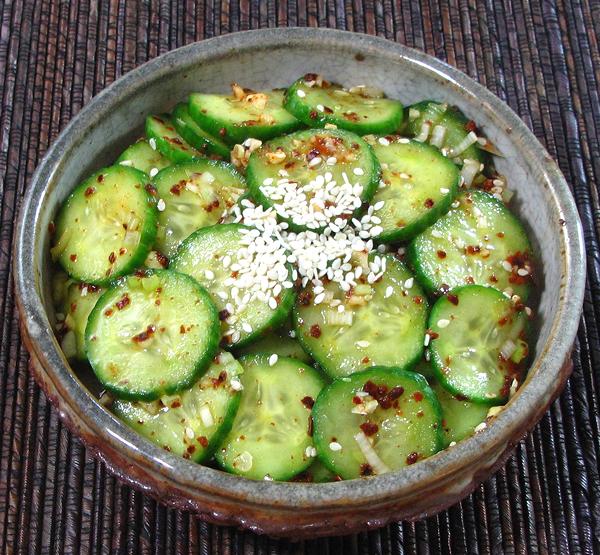 Small Dish of Cucumber Salad - Banchan