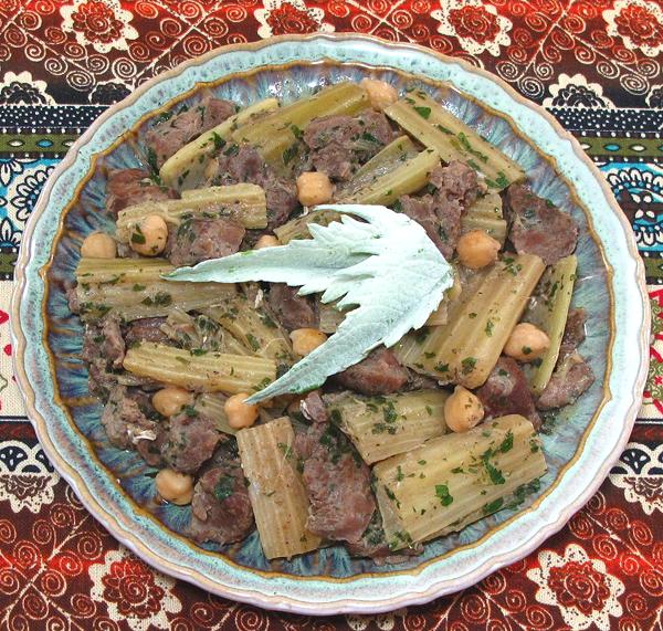 Bowl of Lamb with Cardoons