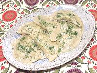 Plate of Koldūnai Dumplings