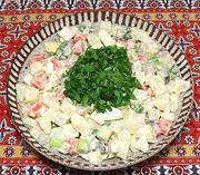 Dish of Jarzynowa Salad