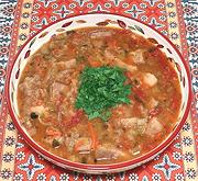 Dish of Pork & Vegetable Goulash