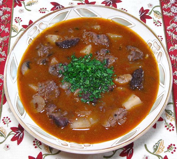 Bowl of Beef Rib Soup, Hetman-Style