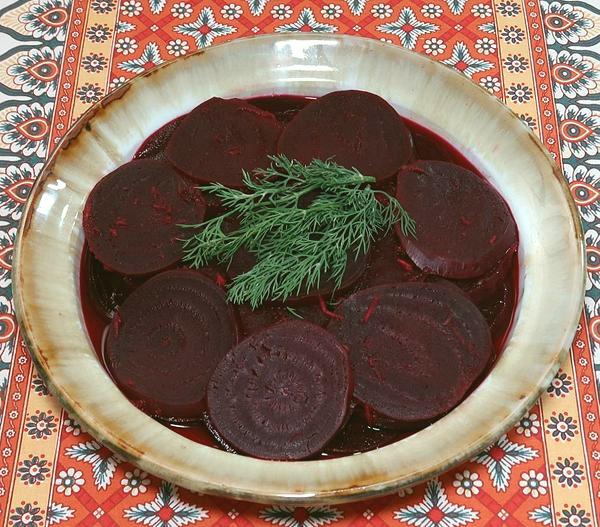 Dish of Polish Pickled Beets