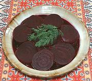 Dish of Polish Pickled Beets