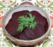 Dish of Marinated Beets