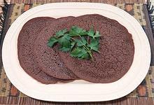 Platter with Three Traditional Injera Breads