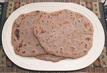 Platter with Three Kicha Breads