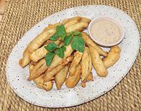 Plate of Fried Okra