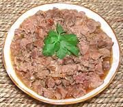 Bowl of Chicken Gizzards, Hearts & Livers