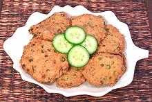 Dish of Fishcakes, whole