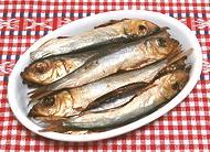 Dish of Whole Smoked Sprats