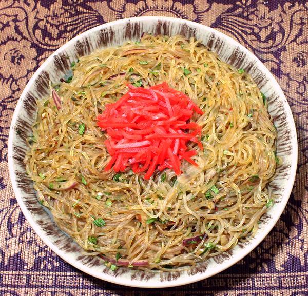 Bowl of Bean Thread Noodle Salad