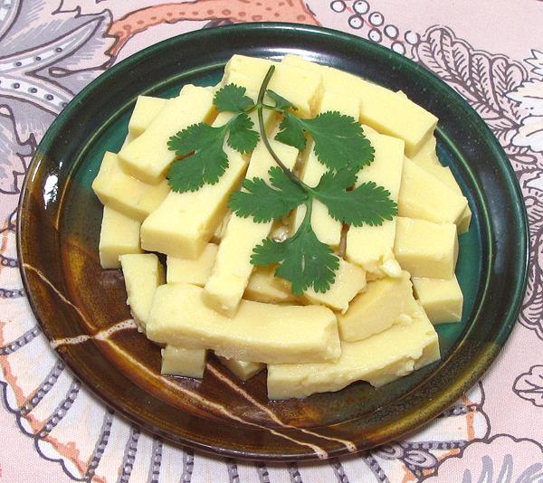 Plate of Shan Tofu Blocks