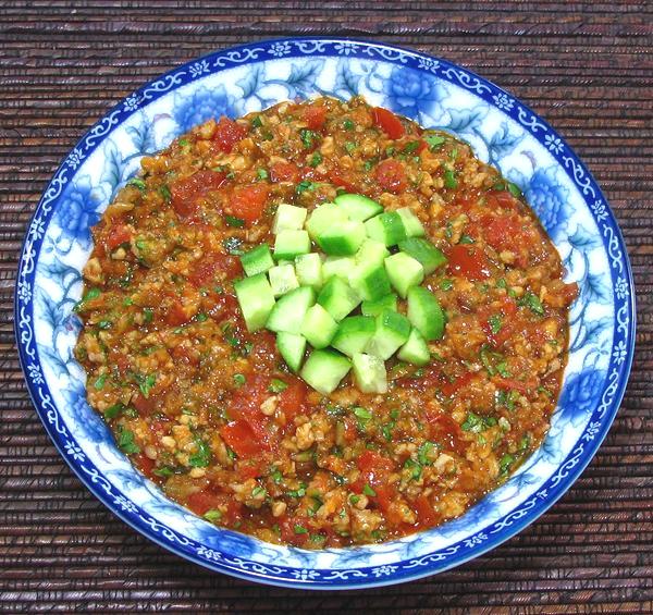 Small Bowl of Tomato, Pork & Chili Dip