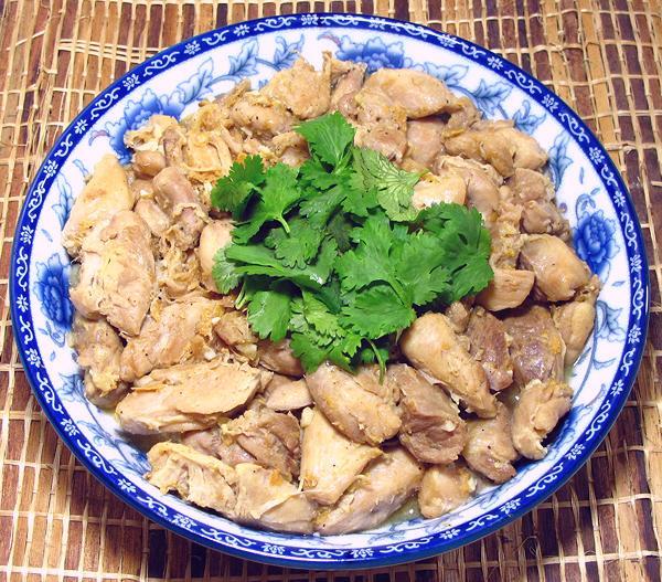 Seving Bowl of Chicken Adobo